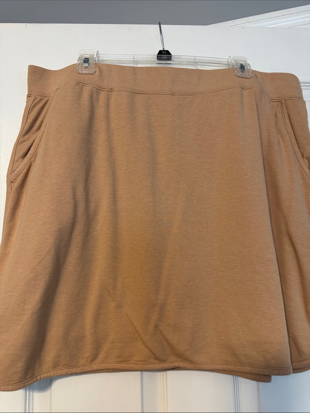 Classic Women's Knit Skort with Shorts attached in Camel